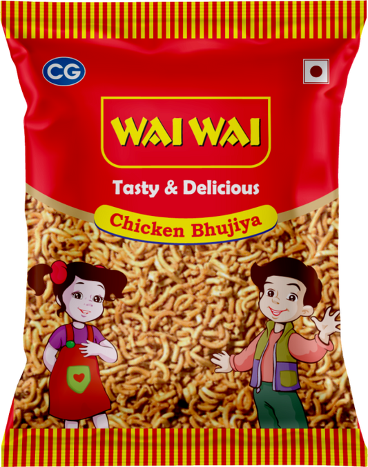 Wai-Wai Chicken Bujiya Pack Of 4