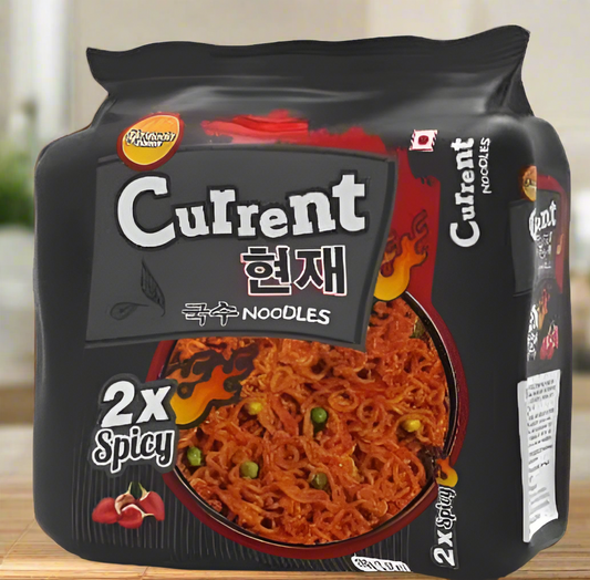 Current 2x Spicy Noodles, 5 Packs