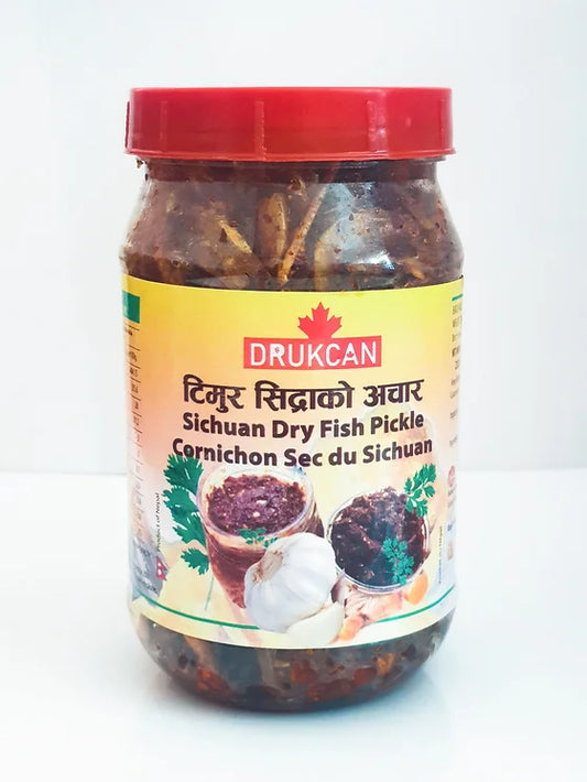 Sichuan Dry Fish Pickle/Sidra Timmur Aachar